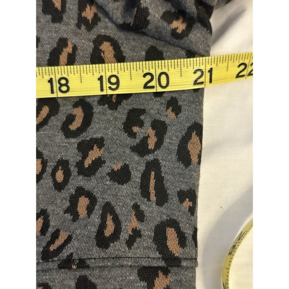 Nine West Animal Leopard Minimalist Print Jacket Coat, Career Blazer, NWT - Picture 7 of 8